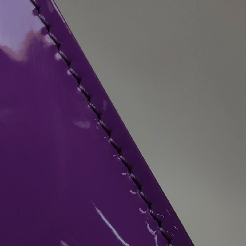 Fendi Karligraphy漆皮純色花體雙Flogo斜挎包單肩包-12