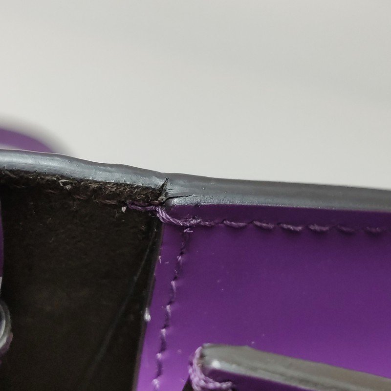 Fendi Karligraphy漆皮純色花體雙Flogo斜挎包單肩包-16