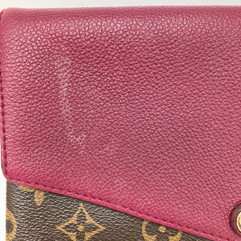 △ Louis Vuitton 路易威登 Twinset Twice Brown, Purple Red Calfskin, Coated Canvas Monogram Cross-body Bag M50183 啡色, 紫紅色小牛皮, 塗層帆布經典花紋斜背袋 M50183 -257024542-7