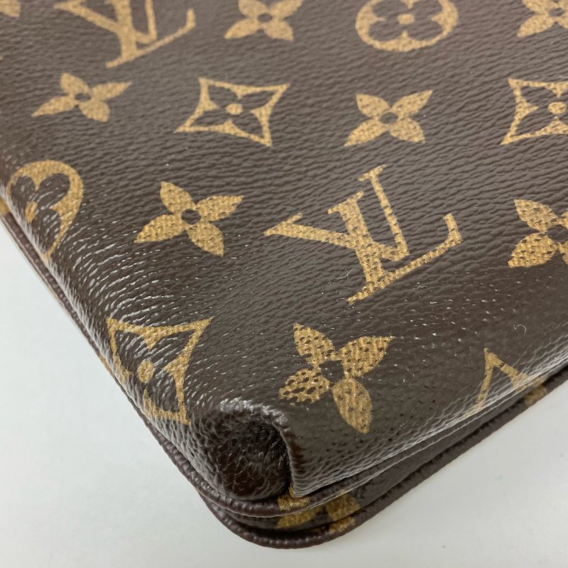 △ Louis Vuitton 路易威登 Twinset Twice Brown, Purple Red Calfskin, Coated Canvas Monogram Cross-body Bag M50183 啡色, 紫紅色小牛皮, 塗層帆布經典花紋斜背袋 M50183 -257024542-13