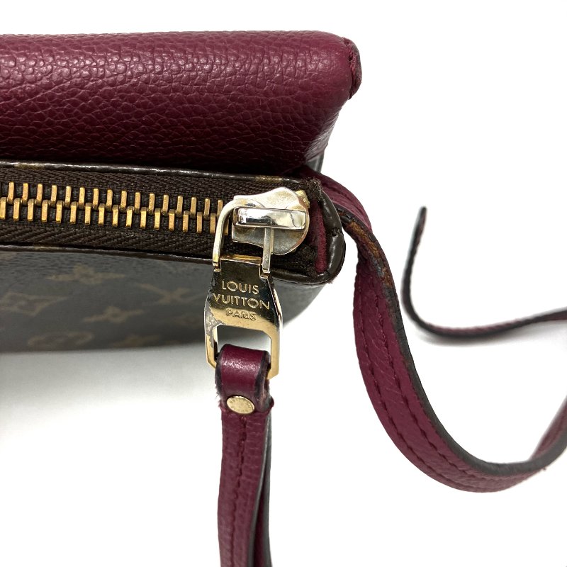 △ Louis Vuitton 路易威登 Twinset Twice Brown, Purple Red Calfskin, Coated Canvas Monogram Cross-body Bag M50183 啡色, 紫紅色小牛皮, 塗層帆布經典花紋斜背袋 M50183 -257024542-15