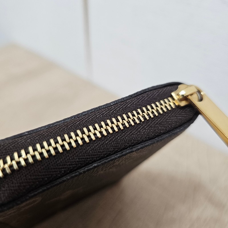 [LV銷量排名品項❣️] LV老花金釦拉鏈零錢卡包-7