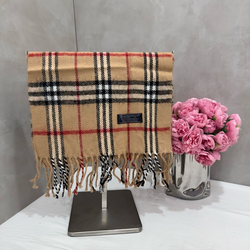 Burberry 圍巾 秋冬 特價出清 中古 vintage-0