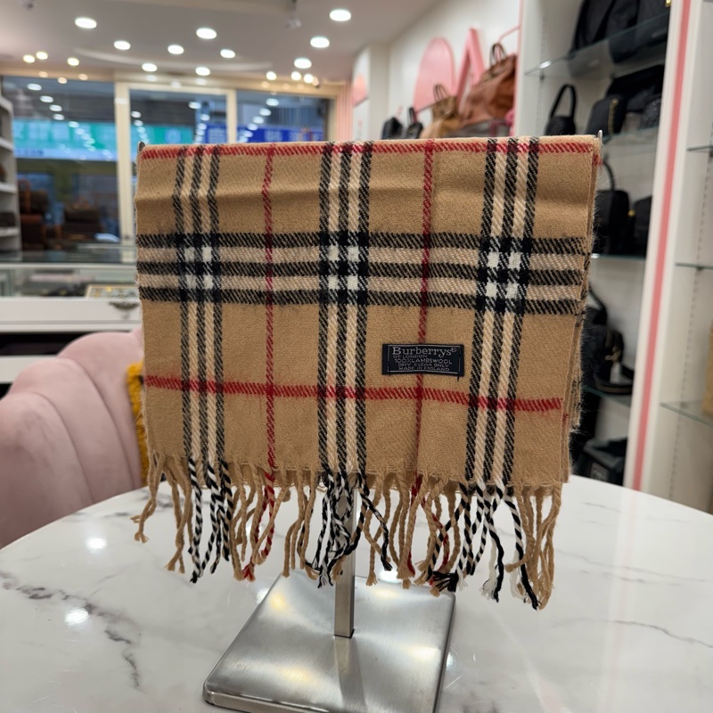 Burberry 圍巾 秋冬 特價出清 中古 vintage-2