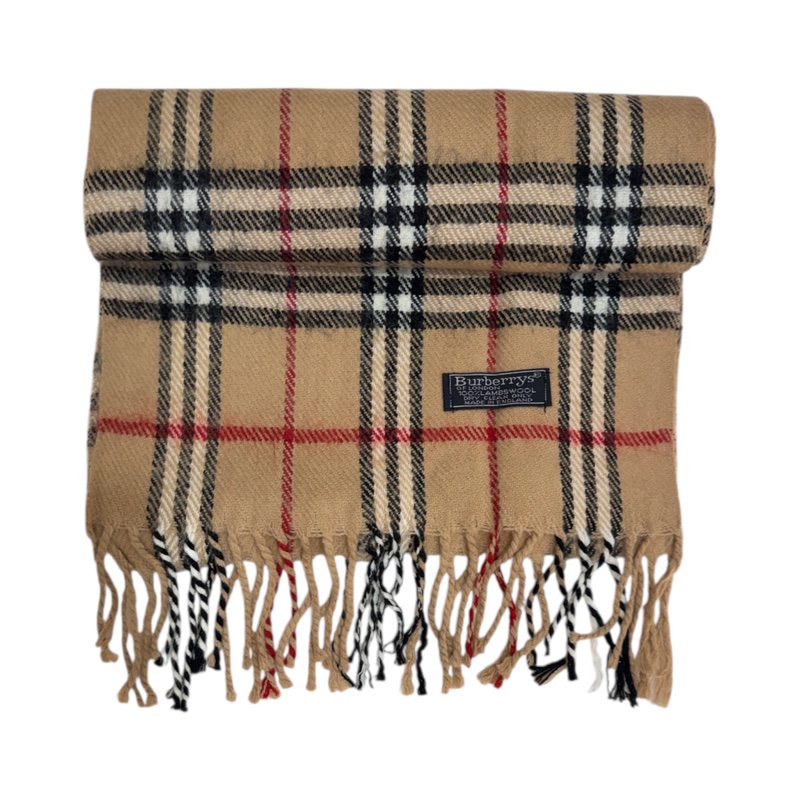 Burberry 圍巾 秋冬 特價出清 中古 vintage-6