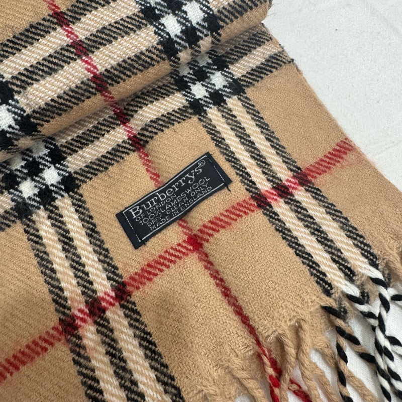 Burberry 圍巾 秋冬 特價出清 中古 vintage-7