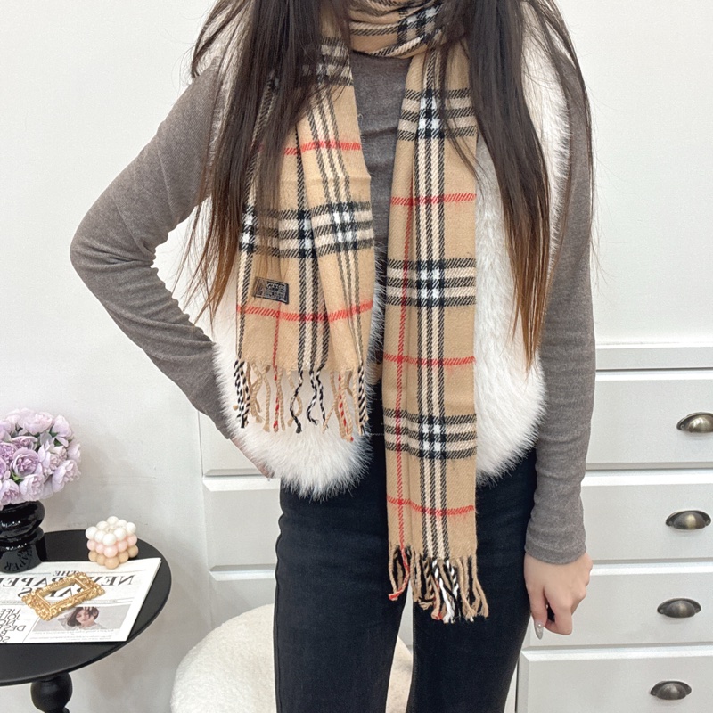 Burberry 圍巾 秋冬 特價出清 中古 vintage-11