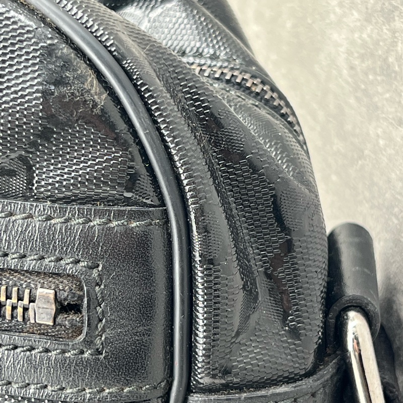 💗香緹國際精品💗 706 Gucci 亮面黑老花肩背包-3