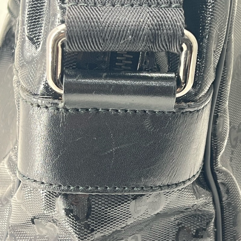 💗香緹國際精品💗 706 Gucci 亮面黑老花肩背包-6