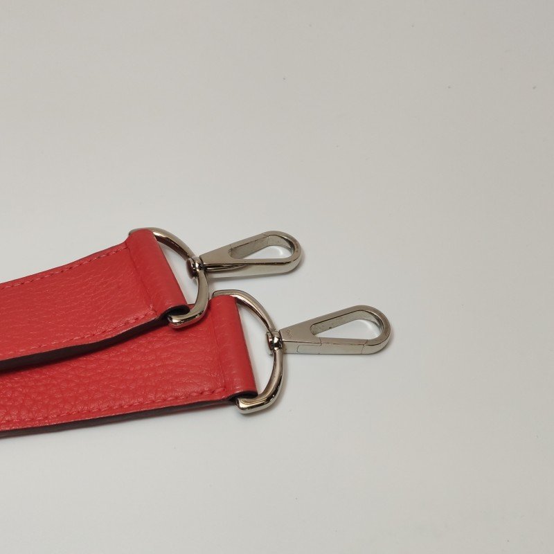 Hermes Jypsiere 31旋扣斜挎包單肩包Clemence(TC)牛皮銀扣2R芍藥紅T刻-16