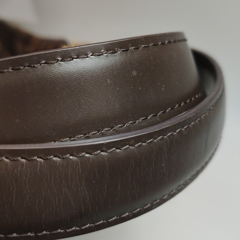 Louis Vuitton(LV)Verona中號牛皮拼色棋盤格logo徽標飾邊托特包單肩包-10