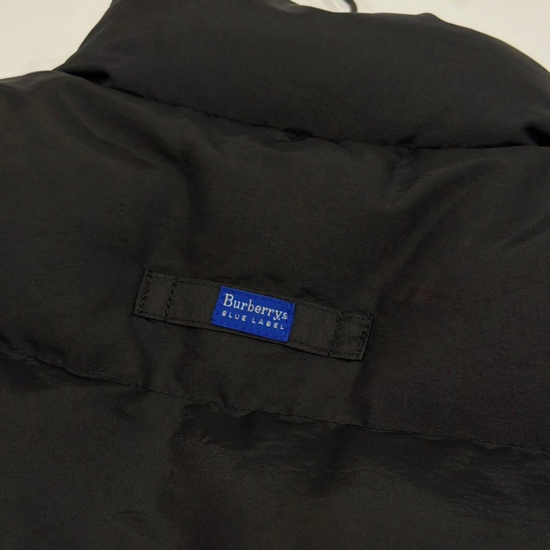 BURBERRY 藍標 兩面穿格紋羽絨背心-7