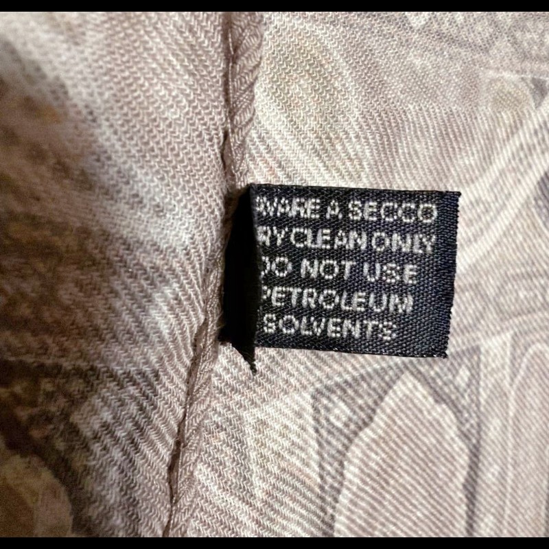 Etro 褐色巴洛克風格羊毛圍巾-8