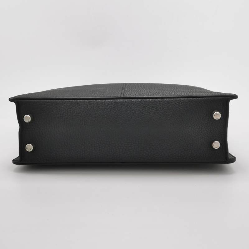 Fendi Peekaboo躲貓貓牛皮純色扭鎖子母包斜挎包單肩包-6