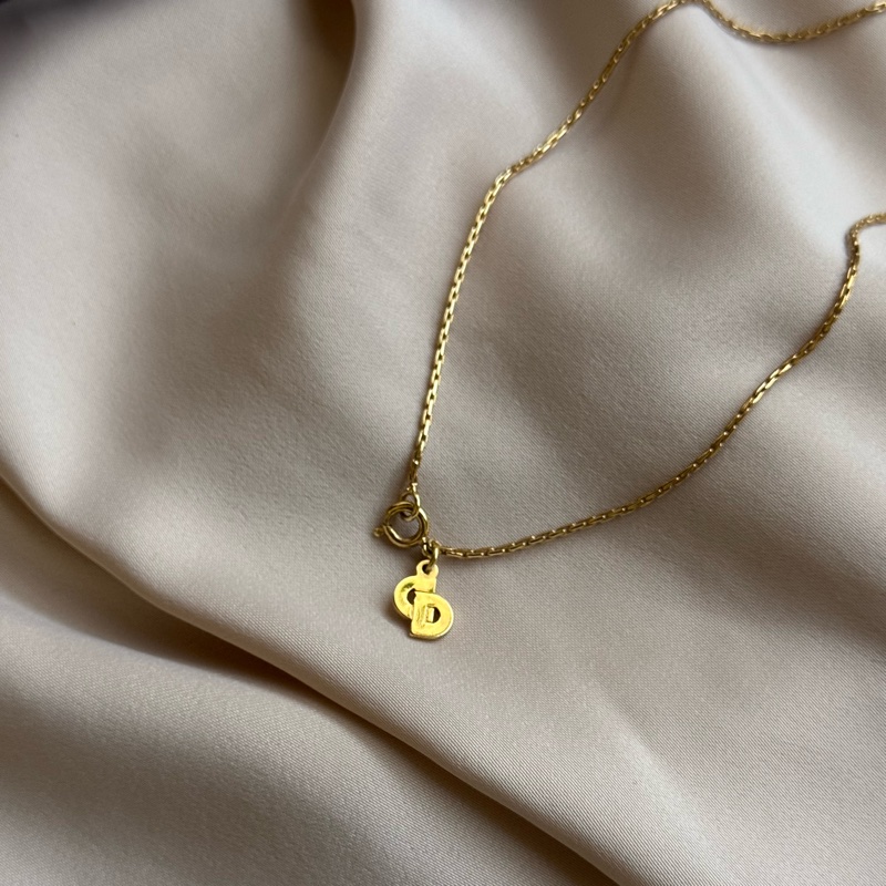 Christian Dior 迪奧 萊茵石梨形項鏈 頸鏈-9