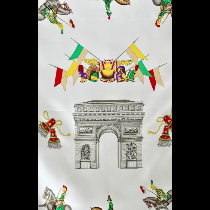 celine凱旋門騎士絲巾-2