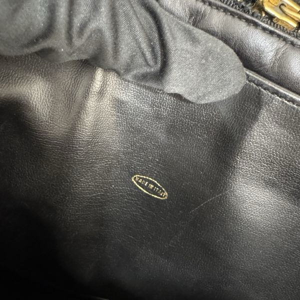 Chanel 手提 黑色公事包 大容量 皮革 二手 中古vintage-17