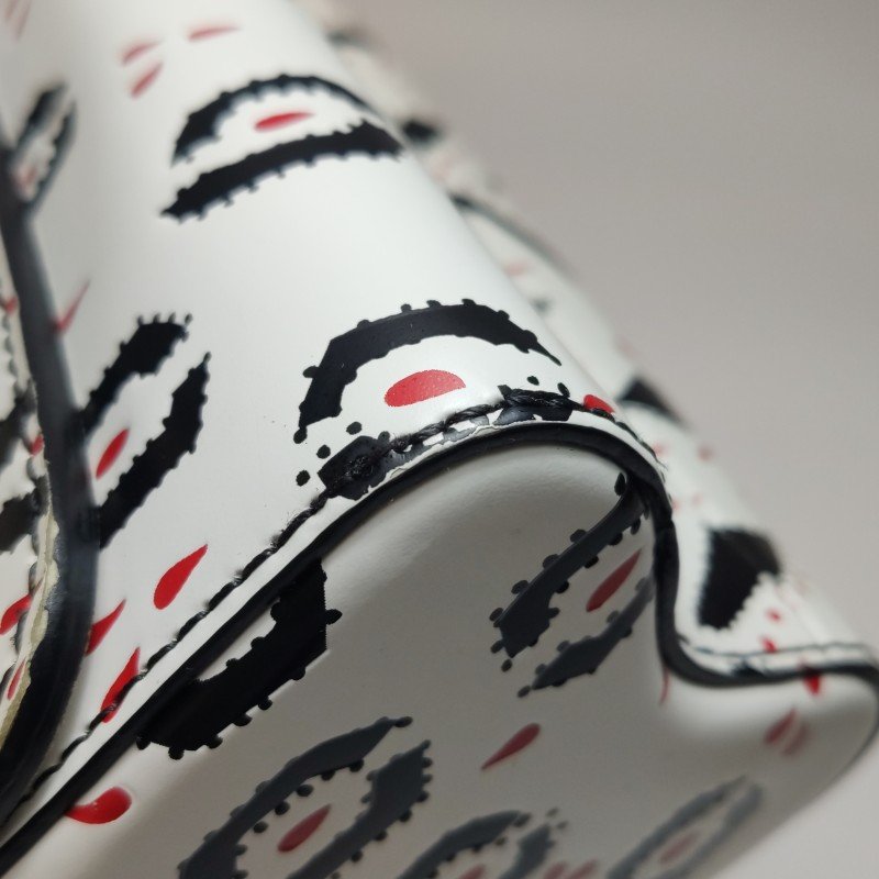 Louis Vuitton(LV)Twist中號牛皮紅點印花LV旋轉鎖扣斜挎包-15