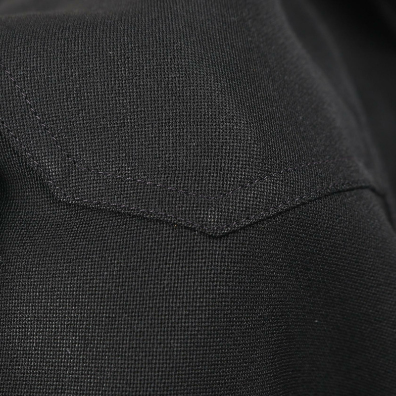 香奈兒 COCO 標誌紐扣半身裙 P04919 羊毛黑色二手女款 38 碼-9