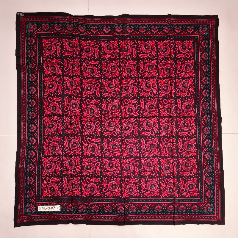 YSL 聖羅蘭緹花絲巾-6