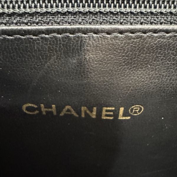 Chanel 手提黑色公事包 辦公包 大容量 vintage 中古 二手-13