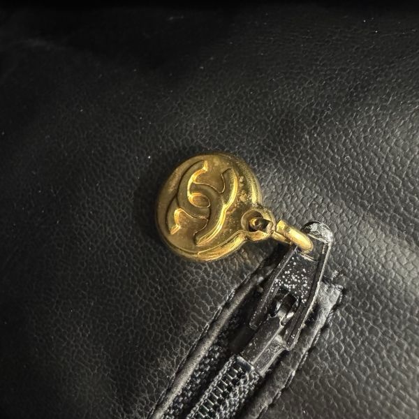 Chanel 手提黑色公事包 辦公包 大容量 vintage 中古 二手-17