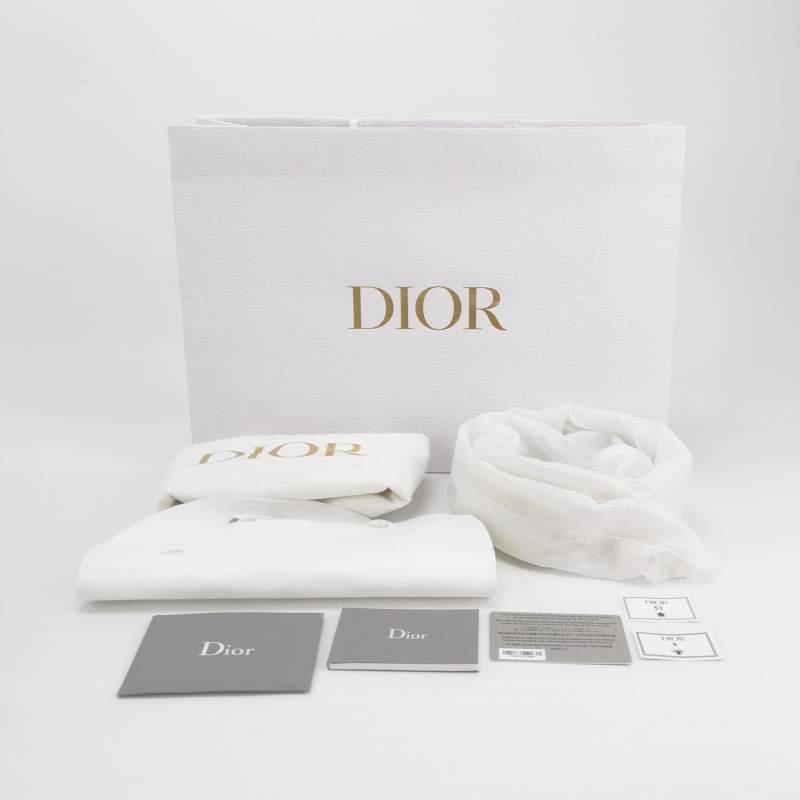Dior Vibe小號牛皮拼色字母logo單肩包-8