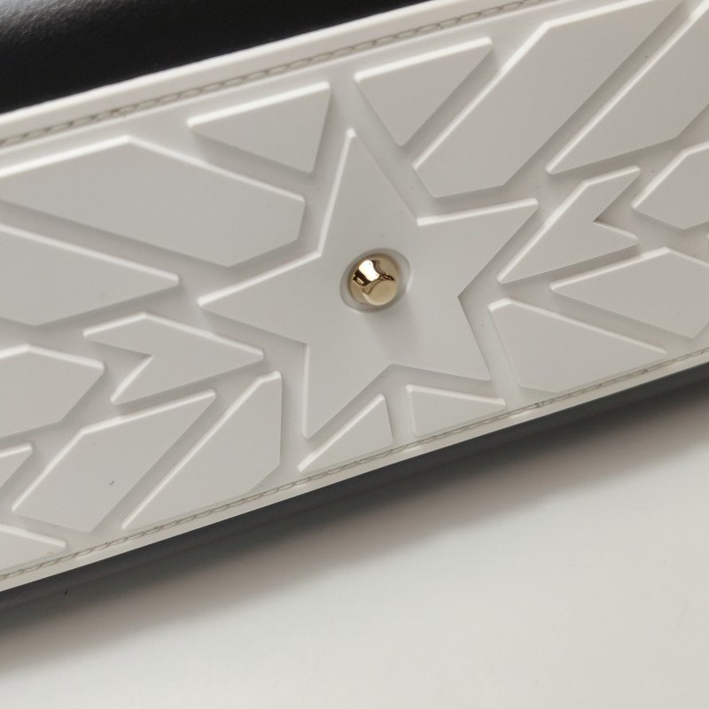 Dior Vibe小號牛皮拼色字母logo單肩包-12