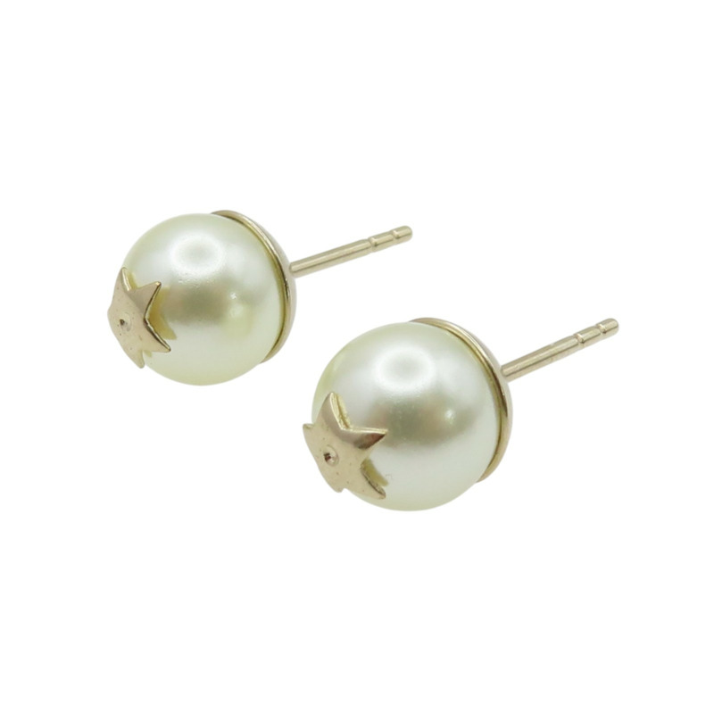 藍色 金屬 PVC 四葉草/星星/蜜蜂 Tribales 針式耳環【Dior 迪奧】 E2319WOMPL-3