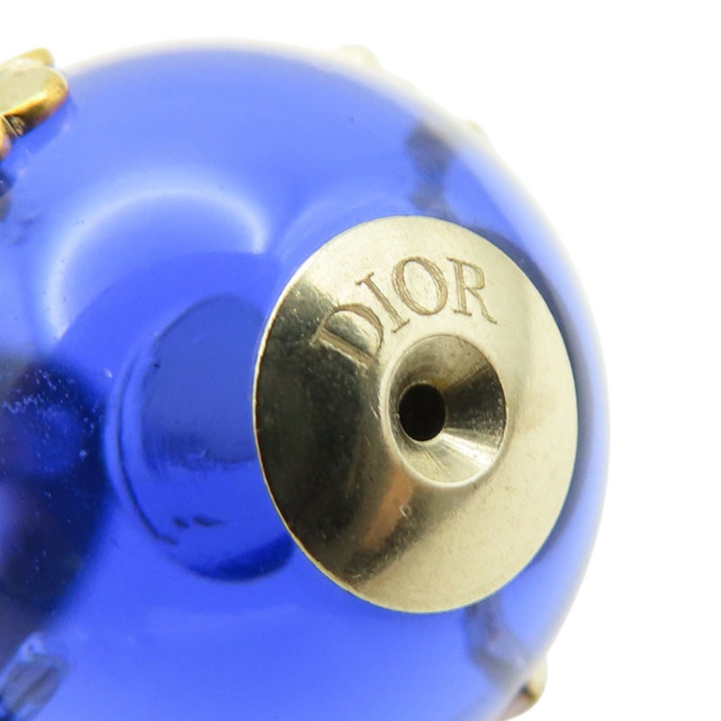 藍色 金屬 PVC 四葉草/星星/蜜蜂 Tribales 針式耳環【Dior 迪奧】 E2319WOMPL-7