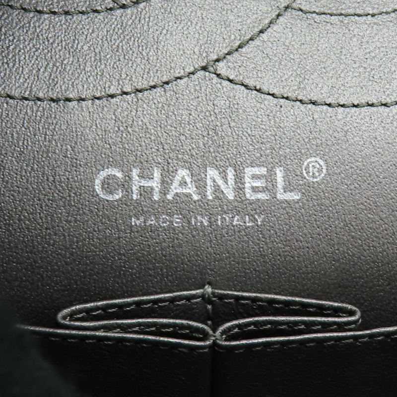 銀色 羊皮 2.55 肩背包 A37590 (無卡)【CHANEL 香奈兒】 A37590-11