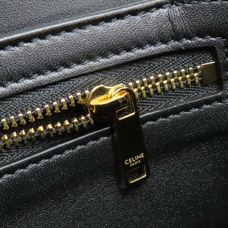 黑色 牛皮 TEEN TRIOMPHE 肩背包 188423【CELINE 賽琳】 188423-11