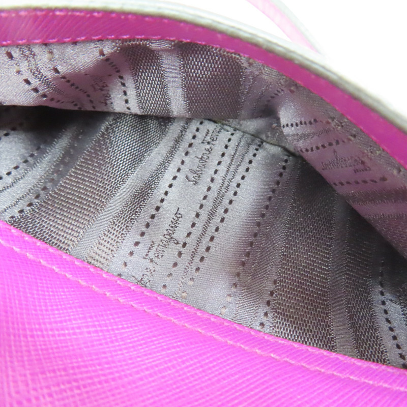 紫色 牛皮 肩背包【Salvatore Ferragamo 費拉格慕】-5