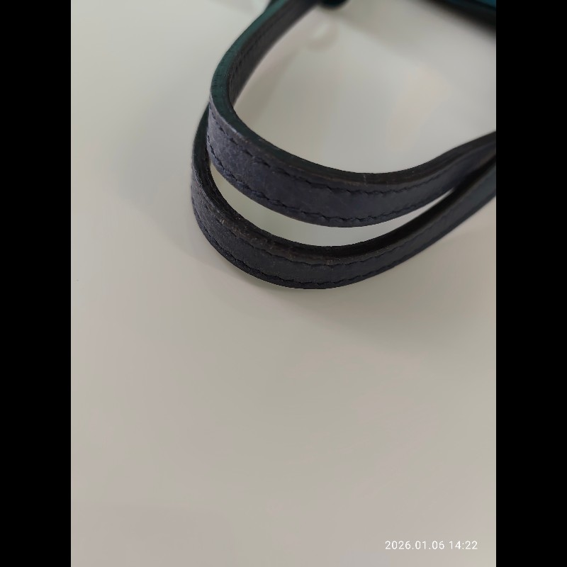 Gucci深藍拼孔雀藍 SWING大號-19