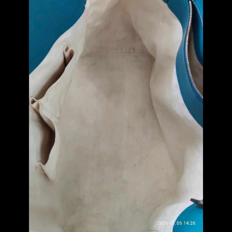 Gucci深藍拼孔雀藍 SWING大號-25