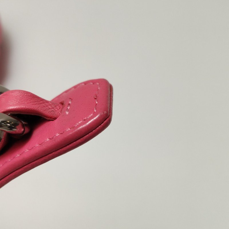 Chanel 19Bag大號羊皮菱格絎縫穿皮雙C扣斜挎包單肩包-10