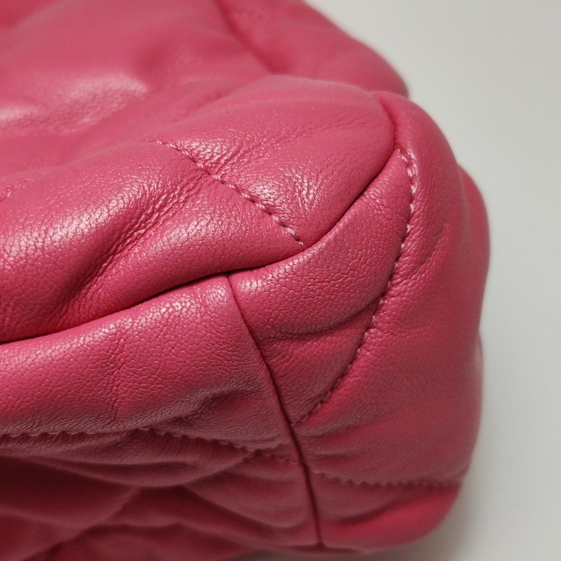 Chanel 19Bag大號羊皮菱格絎縫穿皮雙C扣斜挎包單肩包-20