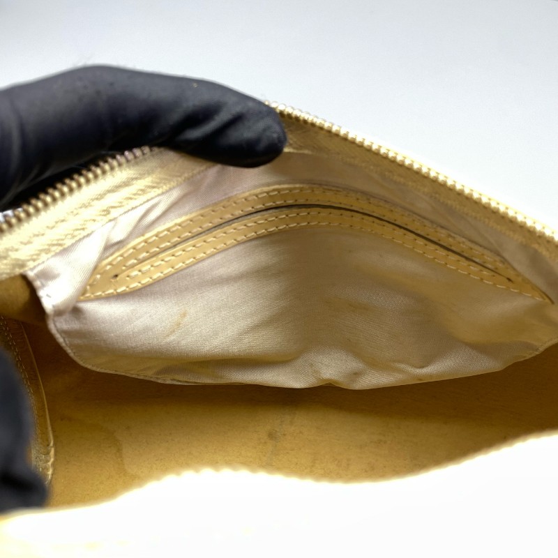 LV speedy 水波纹黃色中古款手提包27*19*15-26