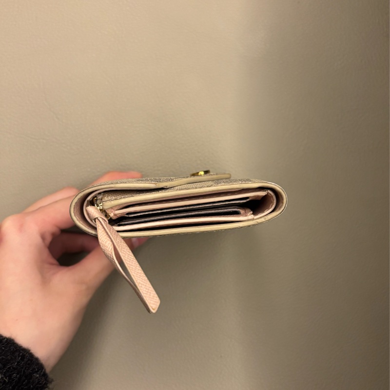 Louis Vuitton 棋盤白錢包/短夾 無配件-3