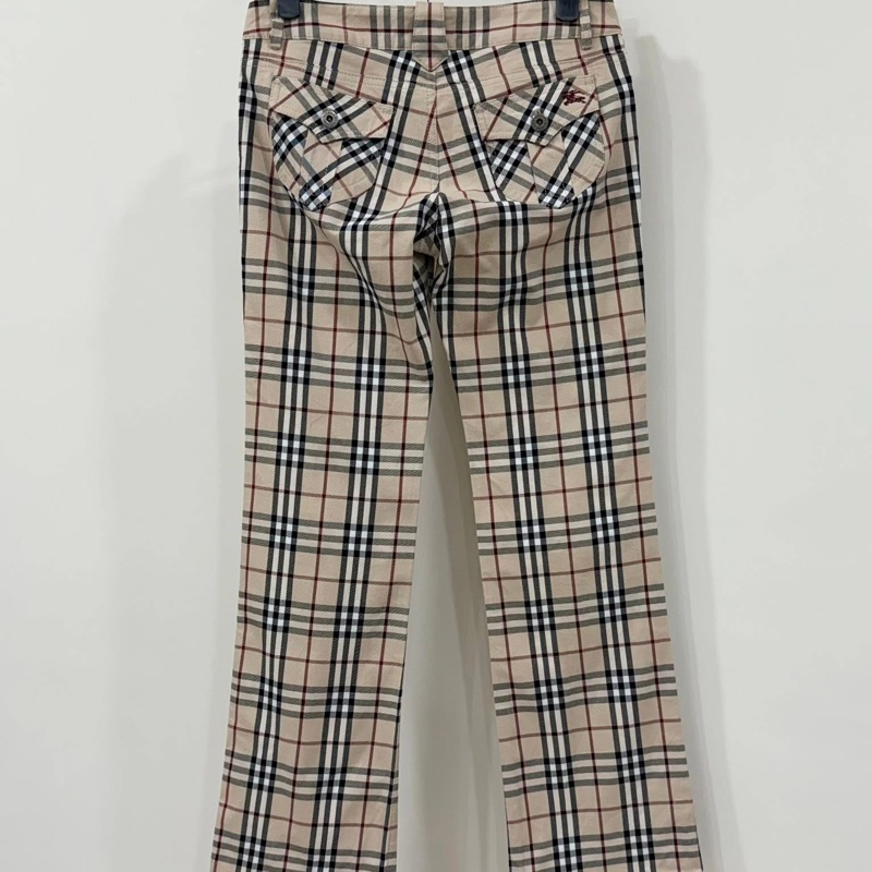 BURBERRY 藍標 經典格紋戰馬彈性長褲-2