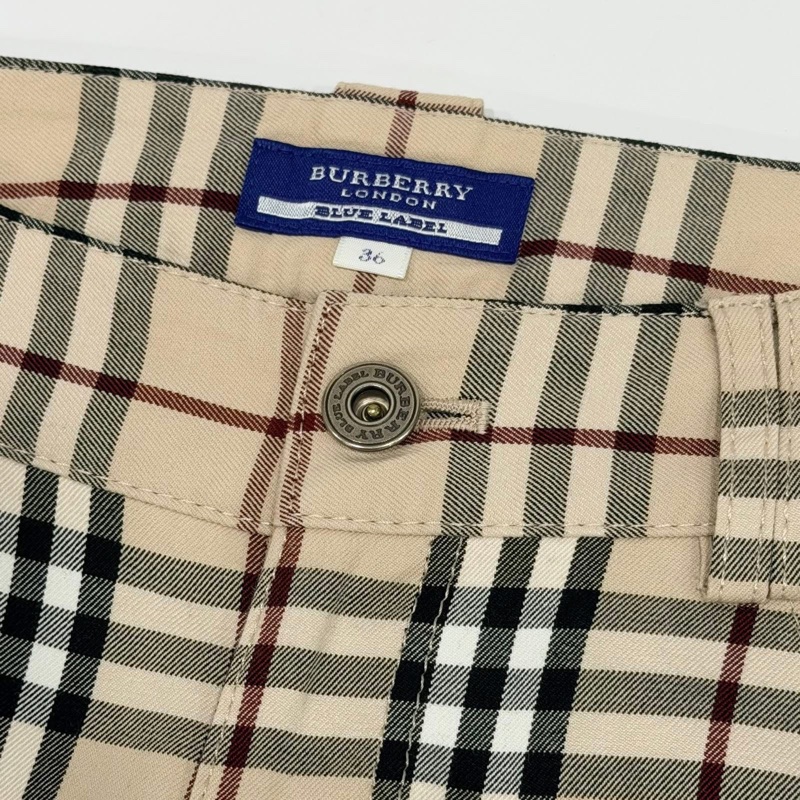 BURBERRY 藍標 經典格紋戰馬彈性長褲-8