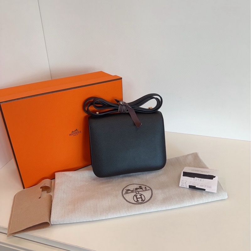 【99新🆕】Hermes mini constance 迷你康康19黑金 E皮 y刻 斜挎包單肩包-2