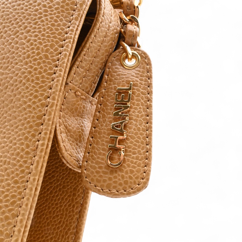 [Pre-owned] Chanel Beige Caviar Tote Bag-29