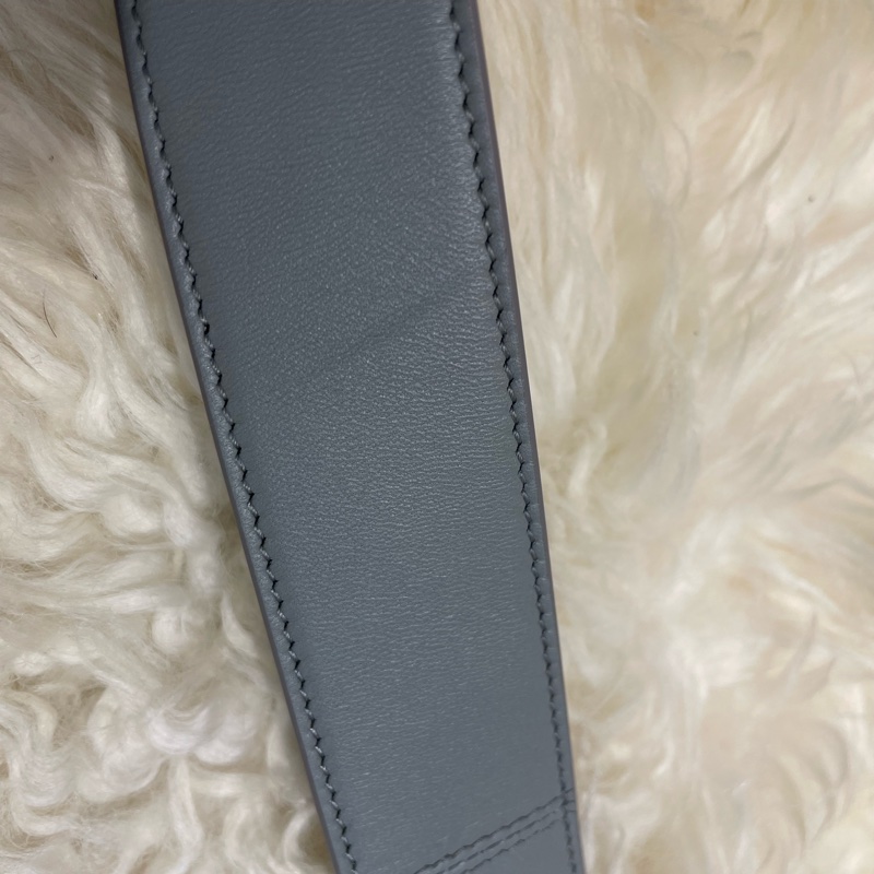 Dior 全皮灰色肩帶-6