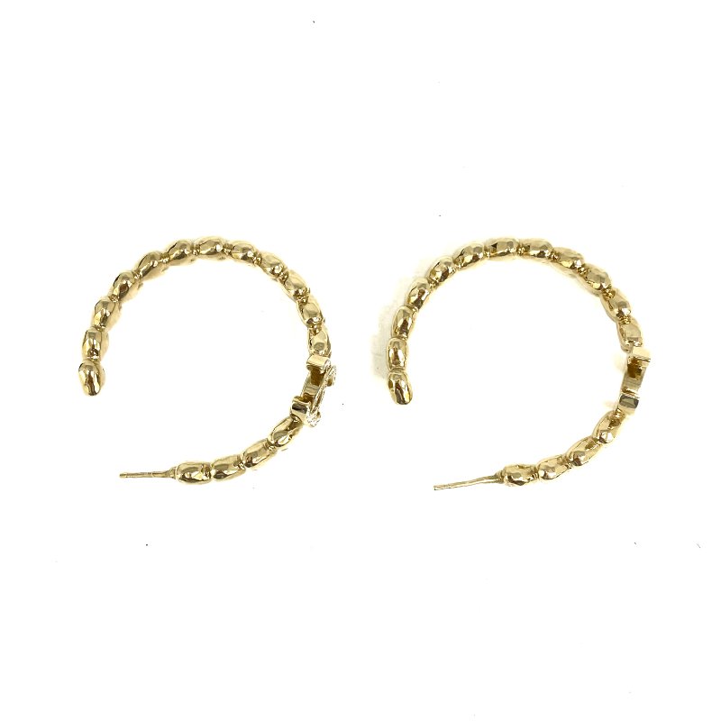 ☆ Chanel 香奈兒 Gold Plated Metal CC Earrings B23P 鍍金金屬CC耳環 - 257025197-5