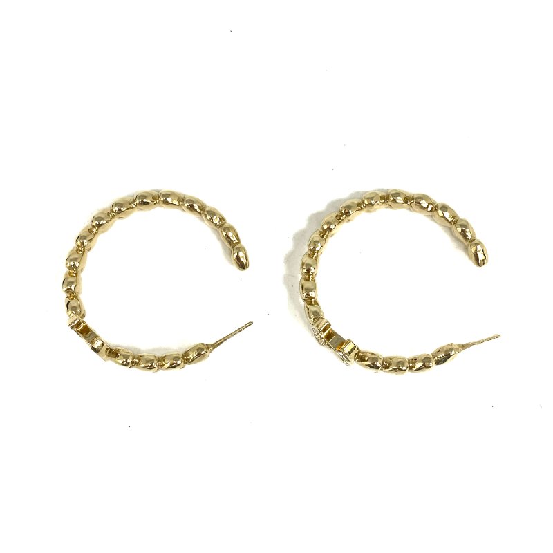 ☆ Chanel 香奈兒 Gold Plated Metal CC Earrings B23P 鍍金金屬CC耳環 - 257025197-6