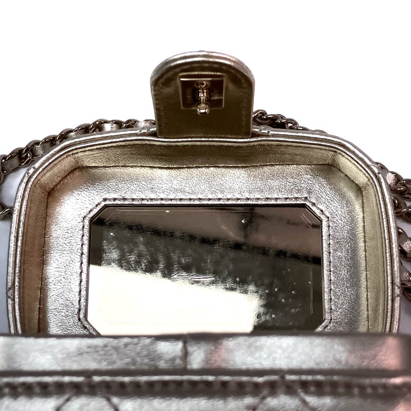 △ Chanel 香奈兒 Gold Lambskin Gold Tone Metal Mini Vanity Case AP3459 金色小羊皮金色金屬迷你化妝箱 - 257024981-15