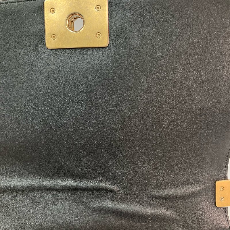 △ Chanel 香奈兒 Black Lambskin Gold Tone Metal Boy 25 Chain Shoulder Bag A67086 黑色小羊皮金色金屬鎖鏈肩背袋 - 257025462-16