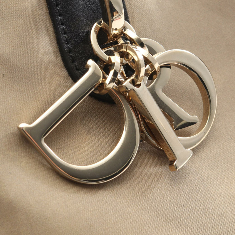 Christian Dior Toujours Oblique 大托特包手袋帆布皮革米色二手-9