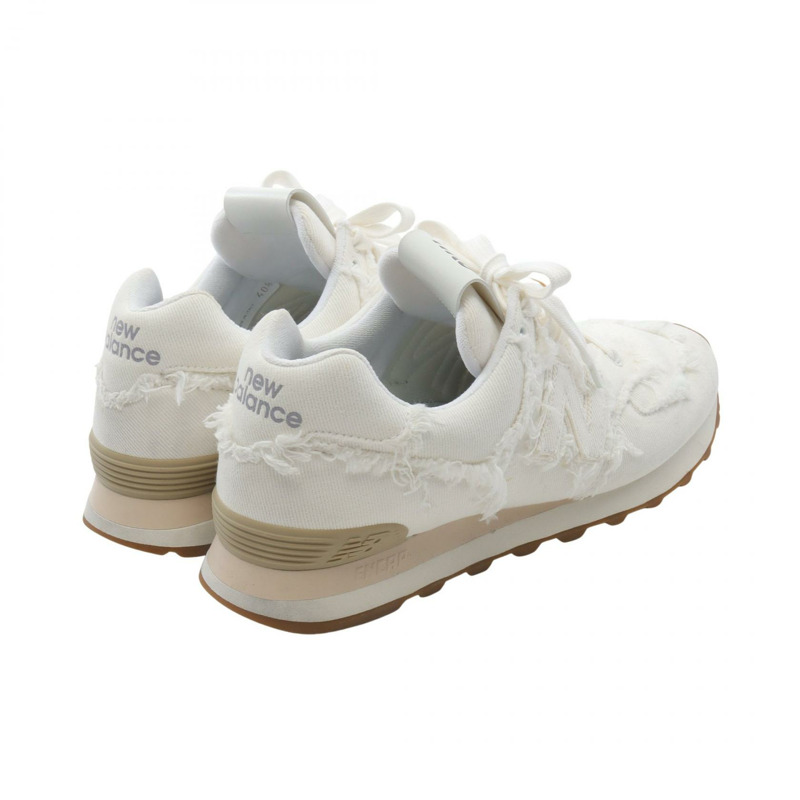 Miu Miu New Balance 運動鞋 #40 1/2 白色織品二手女款-1